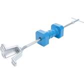 Extrator de rolamento de roda - 4 e 5 furos - distância entre centros 100 - 115 mm - com martelo deslizante BGS - 7735