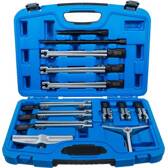 Conjunto extrator interno/externo, 2 e 3 garras - 13 peças BGS - 7760