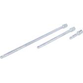 Conjunto de extensão de inclinação - 6,3 mm (1/4") - 50 / 150 / 250 mm - 3 peças BGS - 2233