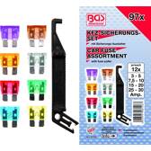 Assortiment de fusibles auto - 97 pièces BGS - 8126