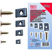 Surtido de grapas y tornillos para carrocería - 170 piezas BGS - 8114