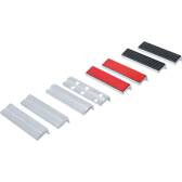 Juego de mordazas protectoras para tornillo de banco - aluminio - 125 mm - 8 piezas BGS - 8442-1