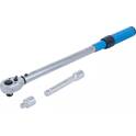 Juego de llaves dinamométricas - adaptador + extensión - macho 12,5 mm (1/2") - 40-220 Nm - 3 piezas BGS - 2837