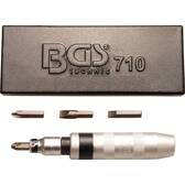 Impact screwdriver with bits - 5 pieces BGS - 710