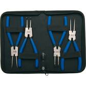 Juego de alicates para circlips 175 mm - 4 piezas BGS - 447