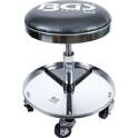 Tabouret d'atelier avec 5 rouleaux - Ø 360 mm BGS - 8388