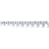 Gooseneck wrench set - 10 mm (3/8") - 10 - 19 mm - 10 pieces BGS - 1756