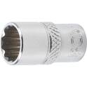 Socket for wrench, twelve points - 6.3 mm (1/4") - 10 mm BGS - 10780