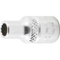 Socket for wrench, twelve points - 6.3 mm (1/4") - 3/16" BGS - 10871