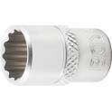 Socket for wrench, twelve points - 6.3 mm (1/4") - 7/16" BGS - 10878