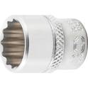 Socket for wrench, twelve points - 6.3 mm (1/4") - 9/16" BGS - 10881