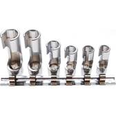 Special socket set, slotted - 10 mm (3/8") - 10 - 19 mm - 7 pieces BGS - 1105