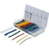 Sortido de tubos termorretráteis - cores - 100 peças BGS - 8123