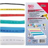 Schrumpfschlauch-Sortiment - Farben - 100 Stück BGS - 8123