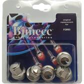 5 original type nuts in blister pack for Ford 12x1.5 BIMECC - YFODF04