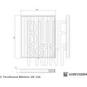 Filtro, Aria abitacolo BLUE PRINT - ADBP250094