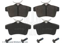 Rear brake pad set