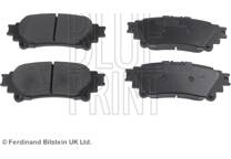 Rear brake pad set
