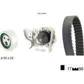 Bomba de água + kit de correia dentada BOLK - BOL-F1010033