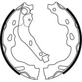 Bremsbackensatz BOLK - BOL-E111426