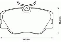 Bremsbeläge vorne