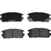 Bremsbelagsatz hinten BOLK - BOL-D021056