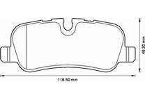 Bremsbelagsatz hinten