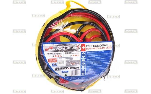 Starter cables : 3.5 m - 500A - 35 mm²