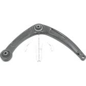 Control/Trailing Arm, wheel suspension BOLK - BOL-381853