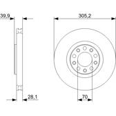 Jeu de 2 disques de frein BOLK - BOL-D011689