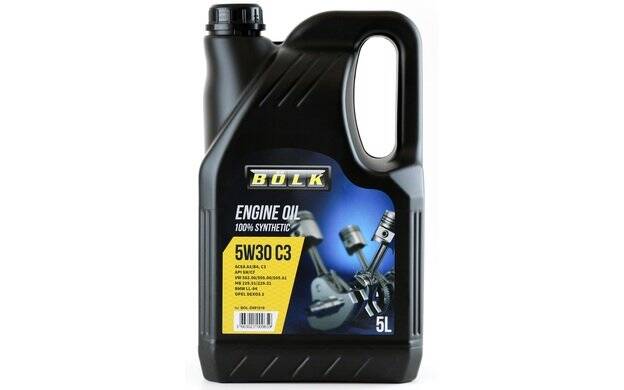 Engine Oil BOLK 5w30 C3 - 5 Liters