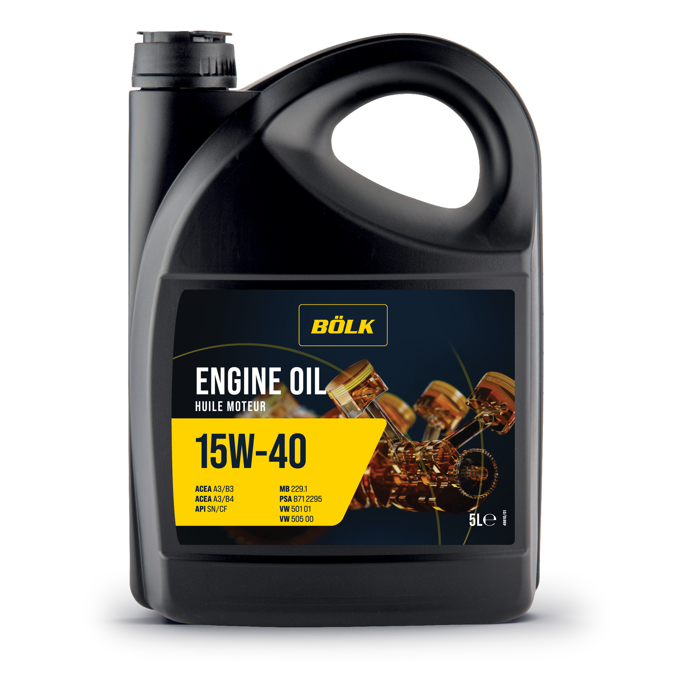 Engine Oil BOLK 15W40 - 5 Liters