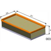Filtro aria BOLK - BOL-B031041
