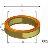 Filtro aria BOLK - BOL-B031058