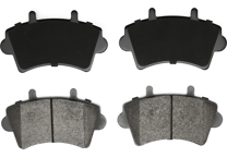 Front brake pad set