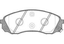 Front brake pad set