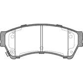 Front brake pad set BOLK - BOL-D011480