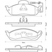 Front brake pad set BOLK - BOL-G091118