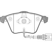 Front brake pad set BOLK - BOL-G101026
