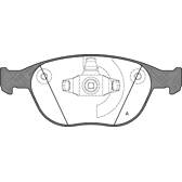 Front brake pad set BOLK - BOL-I010352