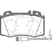 Front brake pad set BOLK - BOL-I010354