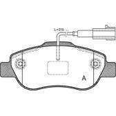 Front brake pad set BOLK - BOL-I010367