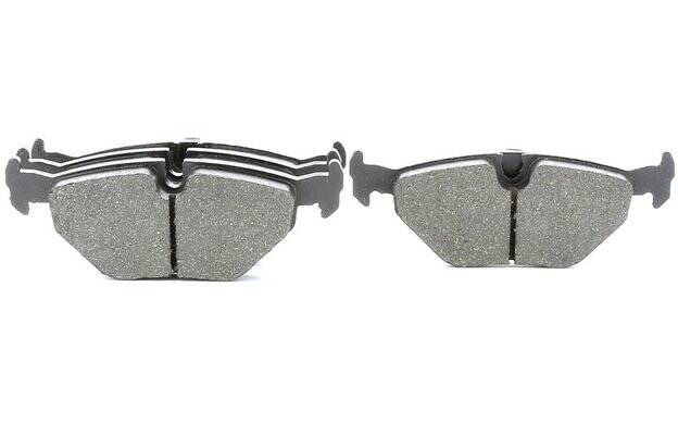 Rear brake pad set