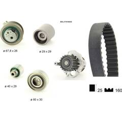 Kit de distribution + pompe à eau BOLK - BOL-F1010039