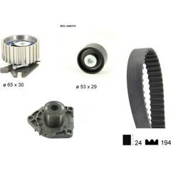 Kit de distribution + pompe à eau BOLK - BOL-J040116