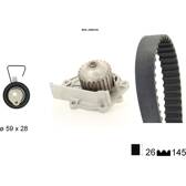 Kit distribution avec pompe à eau BOLK - BOL-J040138