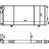 Kühler, Motorkühlung BOLK - 17085010
