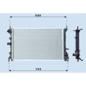 Radiateur moteur BOLK - BOL-C011445