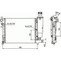 Radiator, engine cooling BOLK - 17025001
