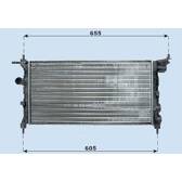 Radiator, engine cooling BOLK - BOL-C011554